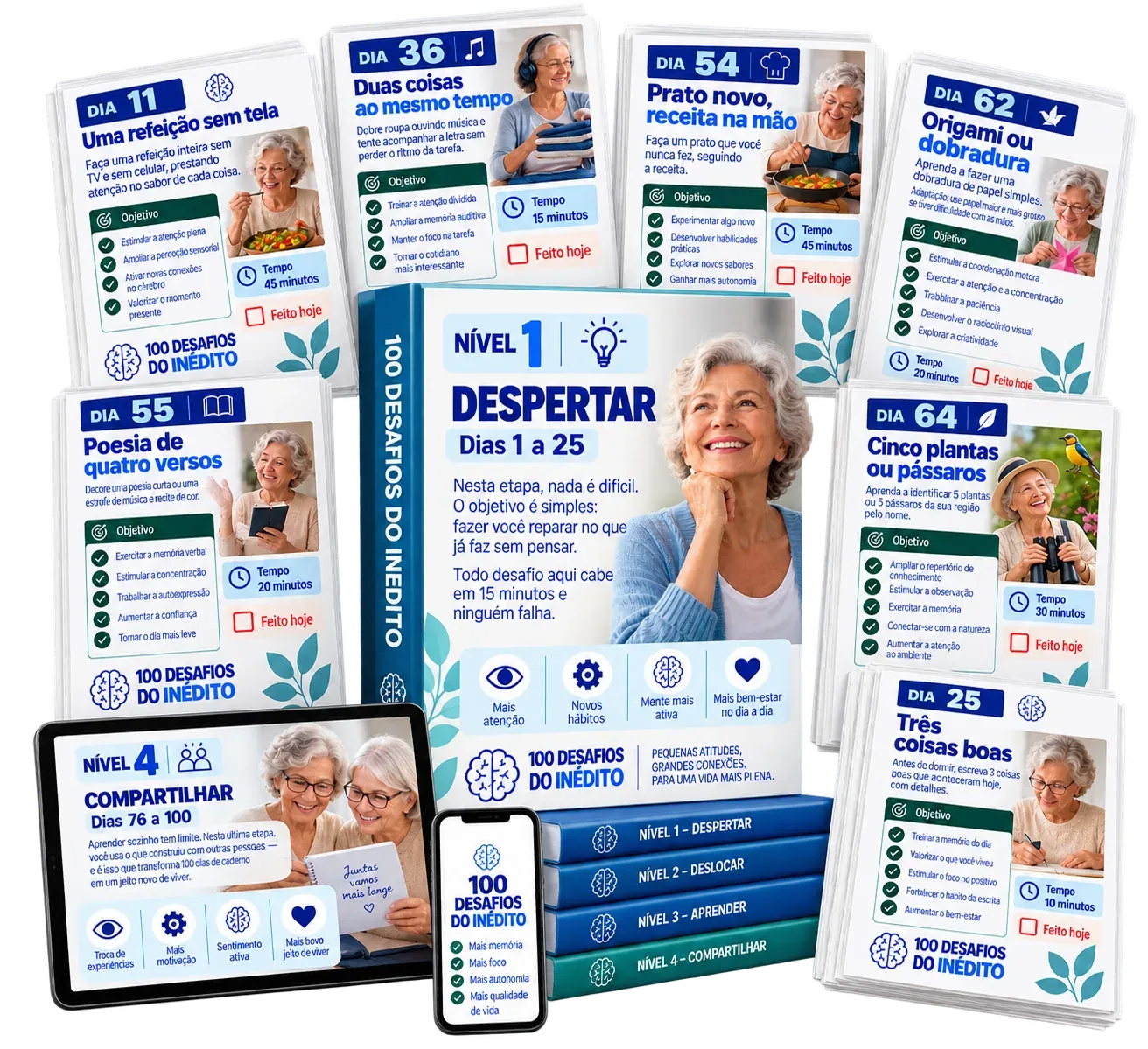 Mockup 100 Desafios do Inédito