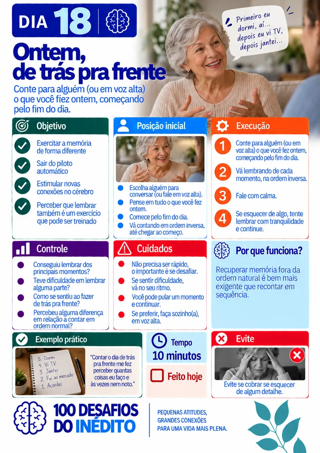 Página real do material