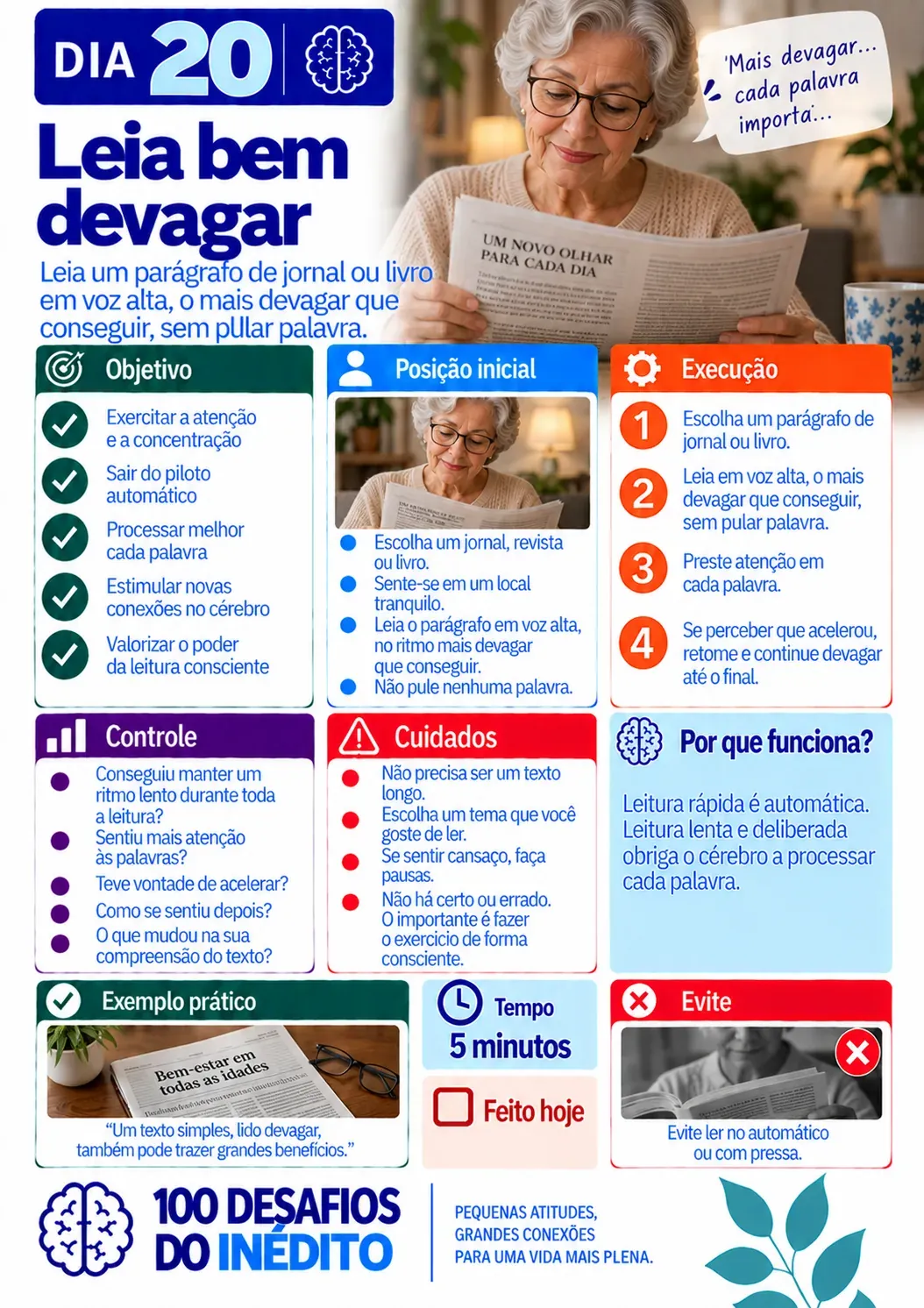 Página real do material