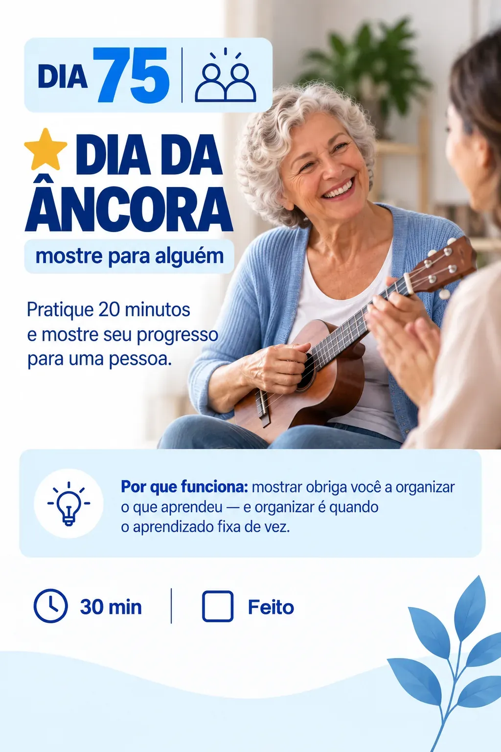 Pratique e mostre seu progresso